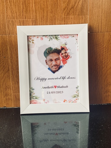 [IX000805] Customized A5 Wedding Frame 