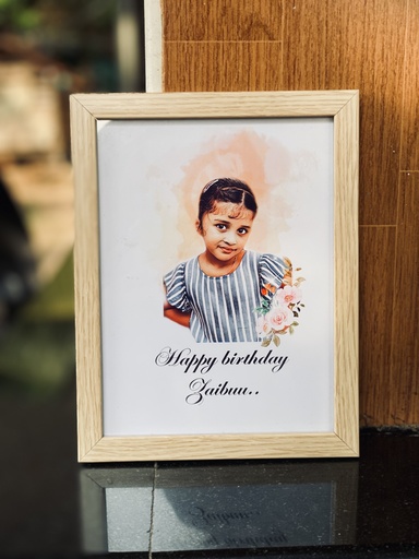 [IX000804] Customized A5 Birthday Frame 