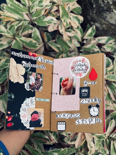 [IX000803] Customized A4 Sized Birth Details Diary 
