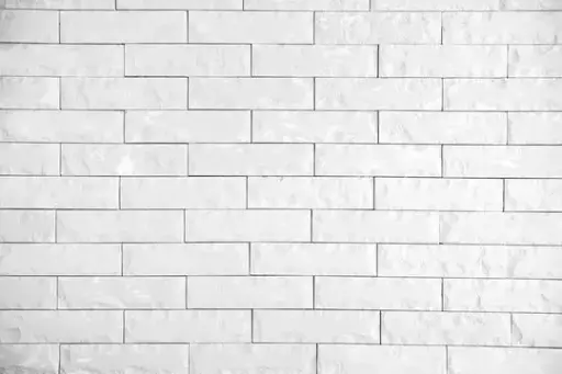 [IX001278] White Brick Wall Paper 27 x 27 Inch 