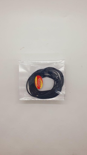 [IX000719] Black Tread Like Hair Bun For Men  