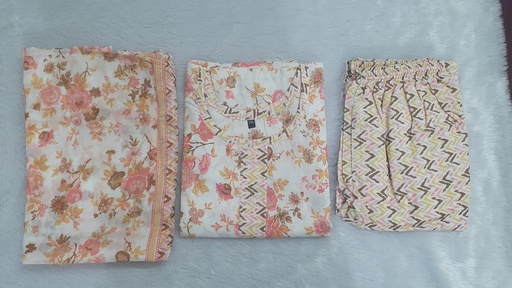 [IX001096] N-N70 XXL Cotton Floral 3 Pcs 