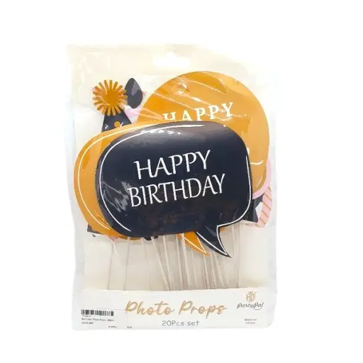 [IX000107] Birthday Photo Props 20pcs Set