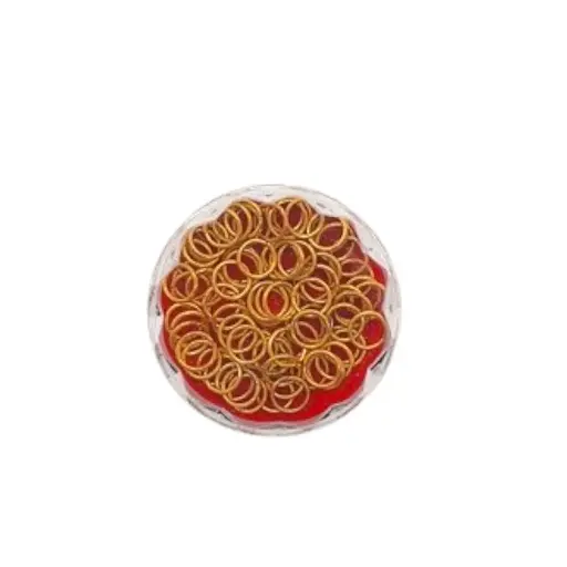 [IX001312] Key Chain Golden Ring Large 20gm/pkt  