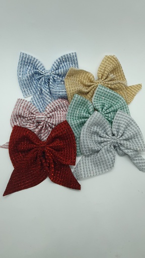 [IX001392] Hair Clip With Glittering Bow