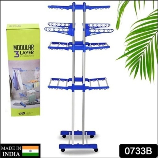 [IX000112] Smart Rack Modular 3 Layer Cloth Rack [Slings] 