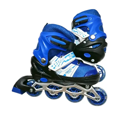 [IX002013] Skating Shoes With Pulled Wheel Skates Adjustable Size 