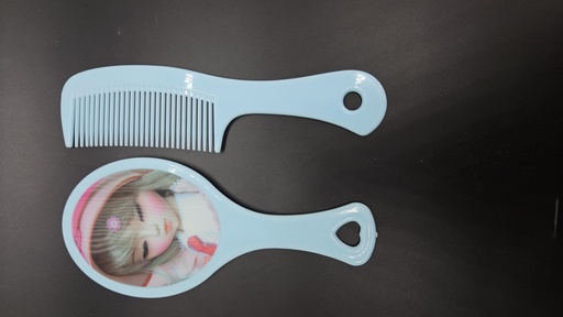 [IX001959] Fancy Hair Comb With Hand Mirror